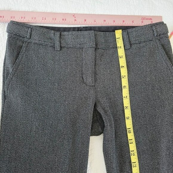 Express Women's Trousers Size 4 Columnist Black Grey Bootcut Dress Pants Office - Picture 9 of 16